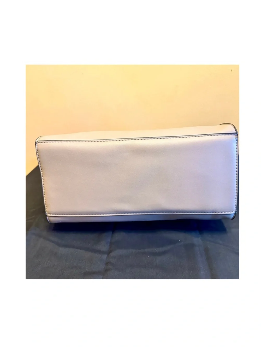 BCBGeneration Tan/White Satchel Bag - Picture 6 of 8